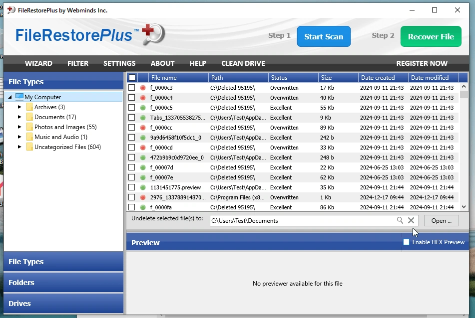 FileRestorePlus — изображение 1