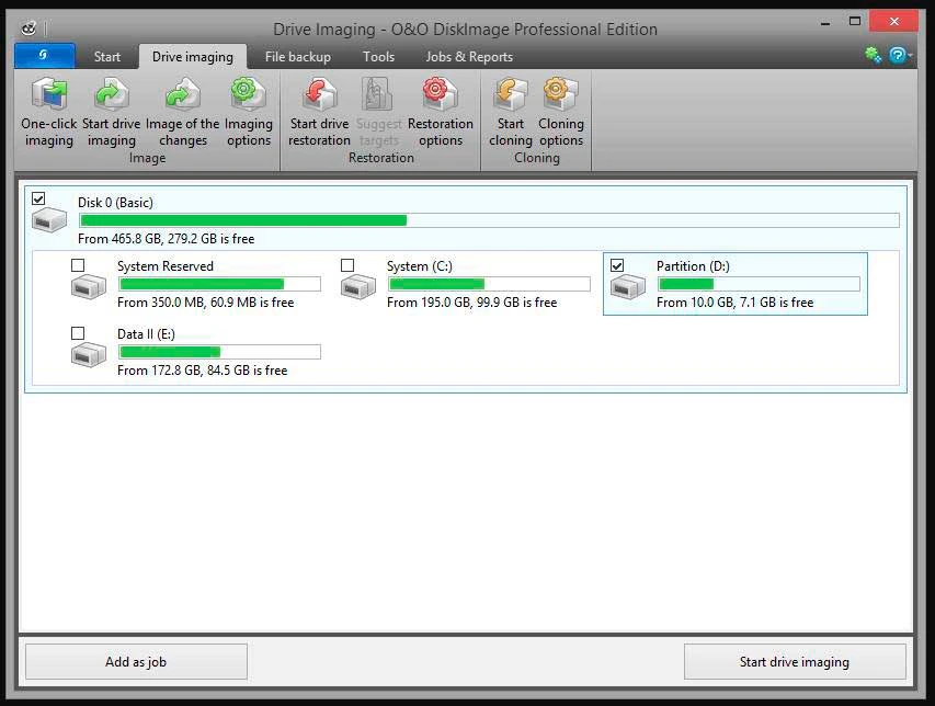 O&O DiskImage — изображение 1